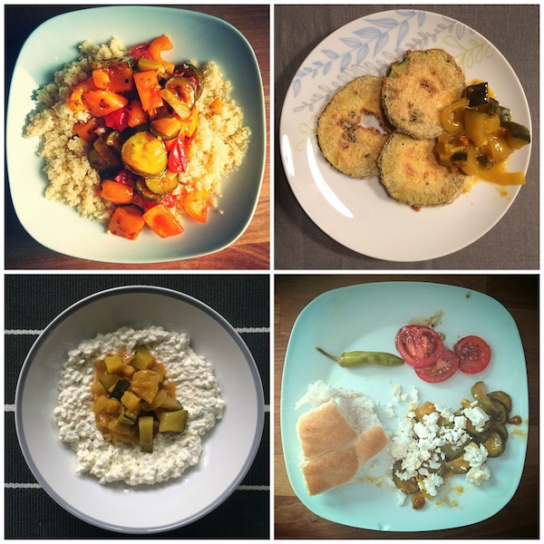 Chutney mit Feta, Cottage Cheese oder Couscous servieren
