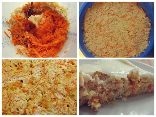 Süßer Karottenkuchen Teig