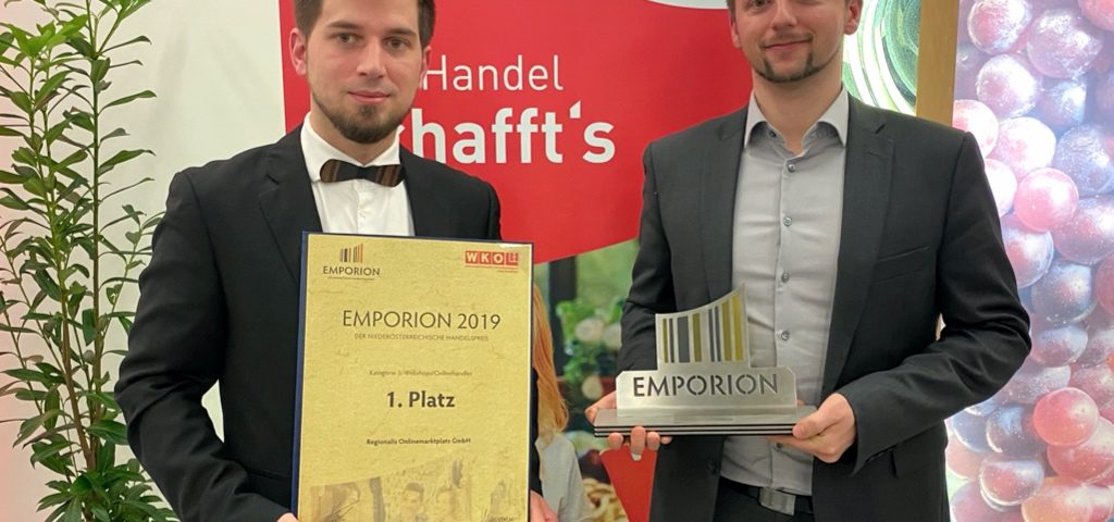 Regionalis - EMPORION Verleihung_Peter Patak und Roland Rzihauschek v.l.n.r.